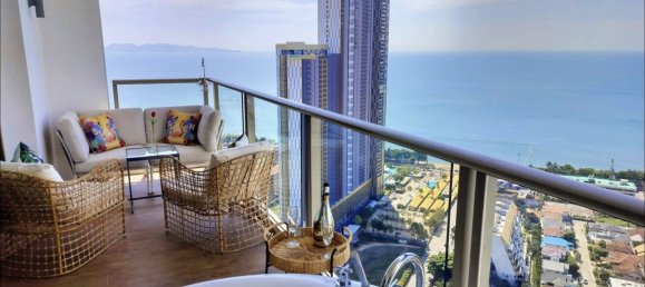 Кондоминиум  с 2 спальнями в The Riviera Ocean Drive, Паттайя, Таиланд № 32750 18