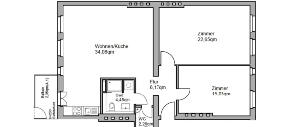 Apartamento T2 em Baumschulenweg, Germany N.º 234267 2