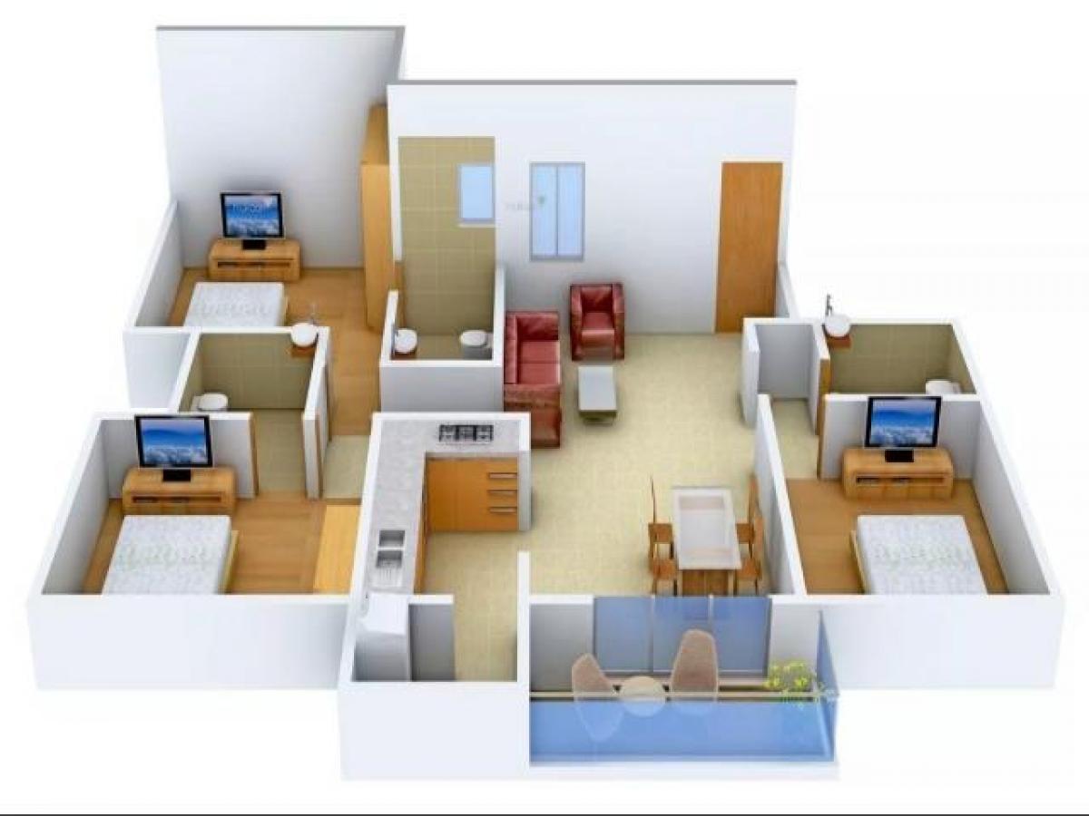 3 bedrooms House in Bangalore, India No. 54060