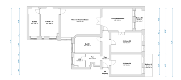 Apartamento de 5 habitaciónes en Charlottenburg, Germany No. 292466 36