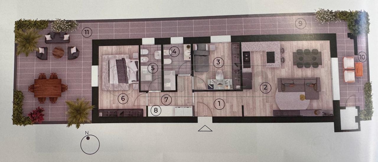 4-salle Penthouse à Spinea, Italy No. 160570