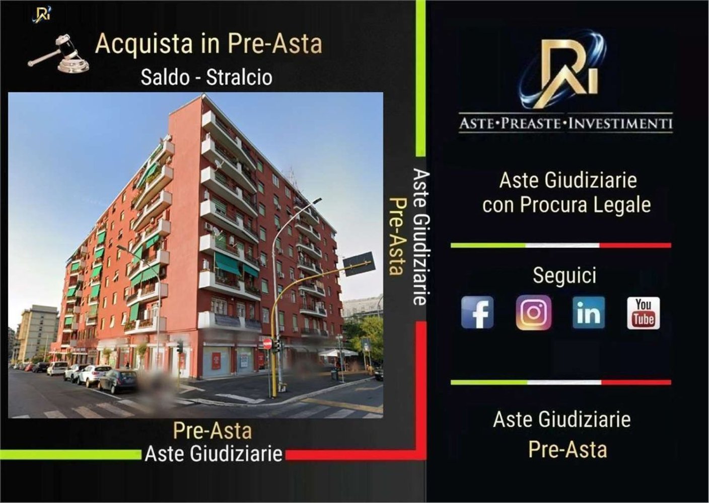 3 rooms Apartment in Rome, Italy No. 191464