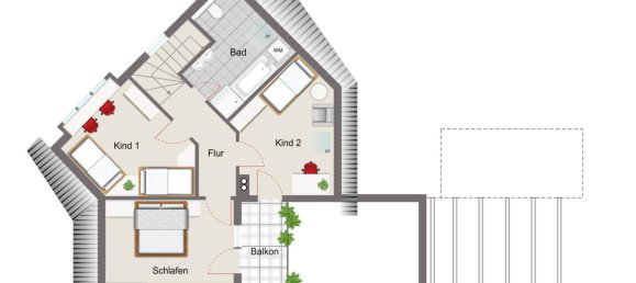 Adosado de 5 habitaciónes en Wurzburg, Germany No. 353120 13