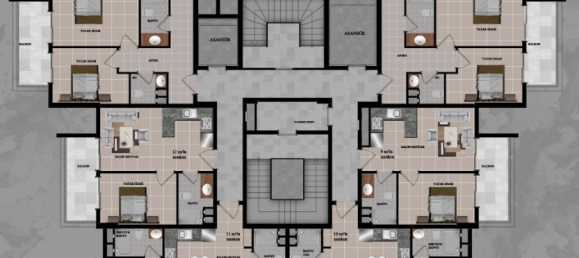 Apartment 1+1 in Avsallar, Turkey No. 31300 10