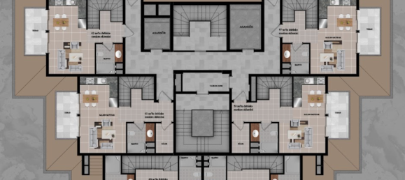 Apartment 1+1 in Avsallar, Turkey No. 31300 12