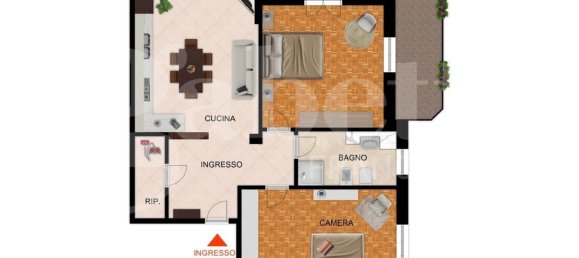 3-Zimmer Wohnung in Pinerolo, Italy, Nr. 97529 46
