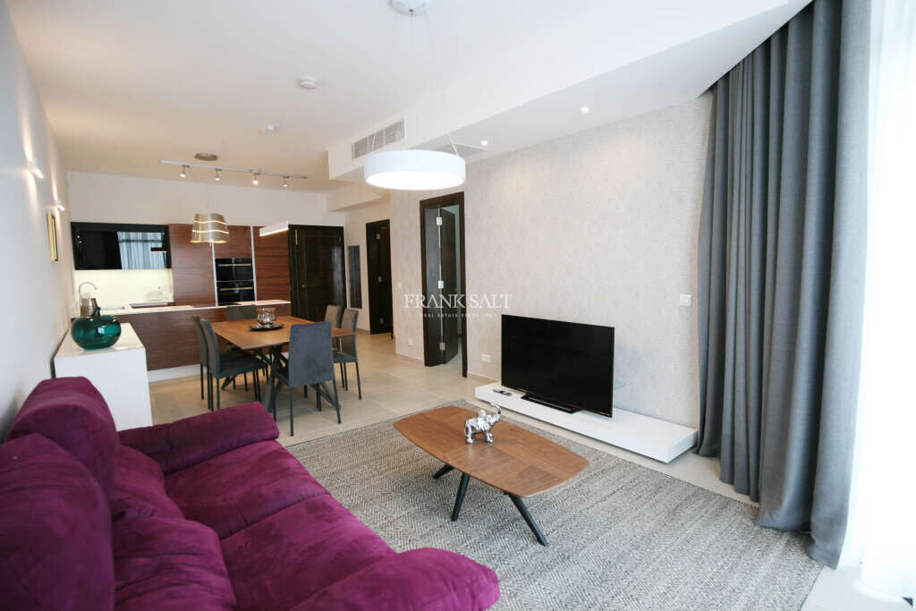 Квартира с 1 спальней в Сент-Джулианс, Мальта № 9430