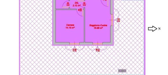 2 rooms Apartment in Monteprandone, Italy No. 90688 3