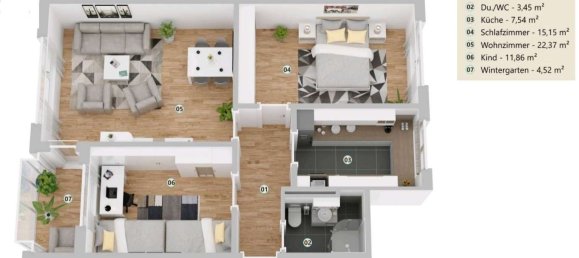 Квартира с 2 спальнями в Ганновер, Германия № 138886 10