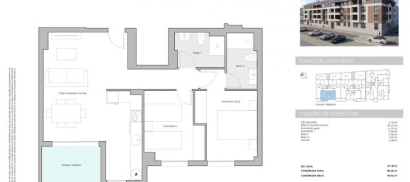 Apartamento T2 em L'Eliana, Spain N.º 160011 2