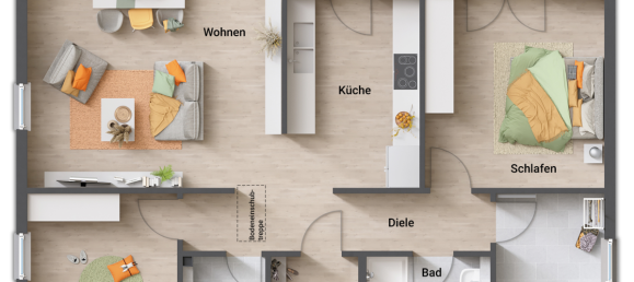 2 غرف نوم بنغالو في Hanover, Germany رقم 321121 5