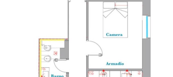 2 Schlafzimmer Wohnung in Bologna, Italy, Nr. 12670 5