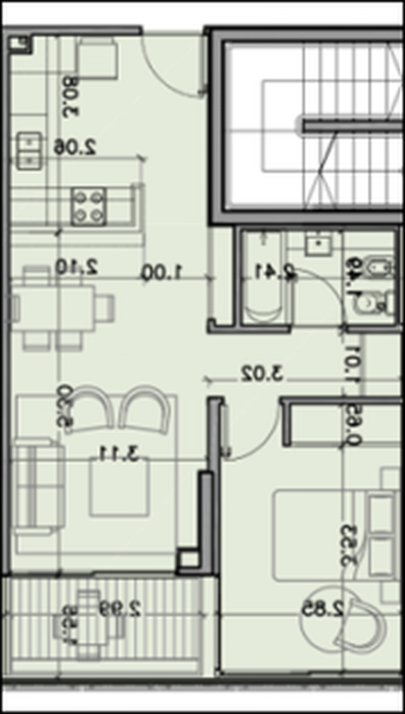 Estúdio em Buenos Aires, Argentina N.º 68463