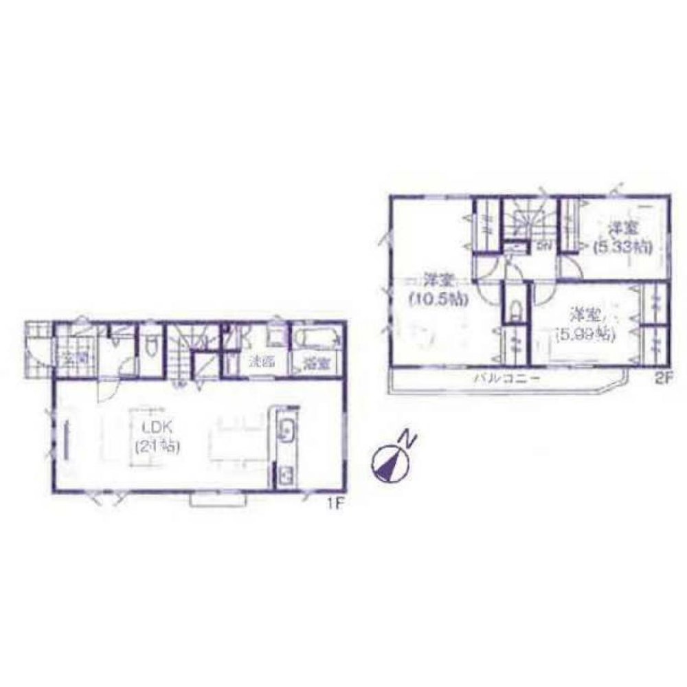 3 غرف نوم منزل في Saitama, Japan رقم 8079