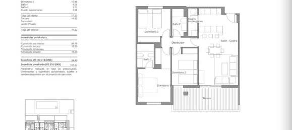 3 chambres Appartement à Torre del Mar, Spain No. 152718 2