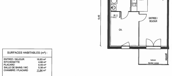 1 bedroom Apartment in Saint-Quentin, France No. 82890 8