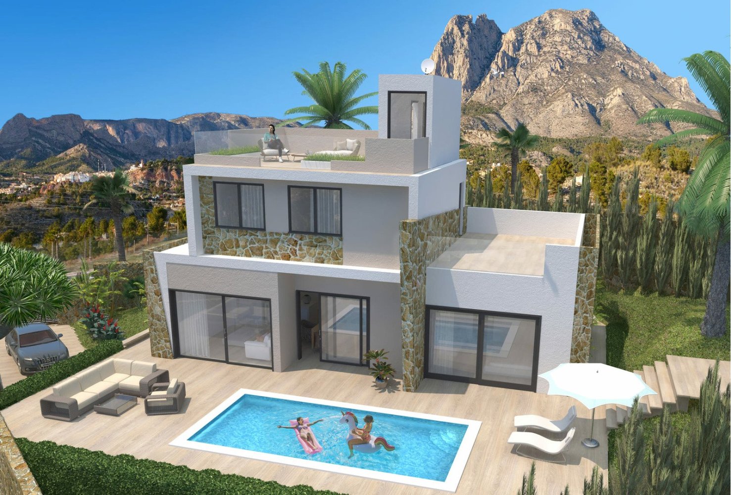 3 bedrooms House in Benidorm, Spain No. 285809