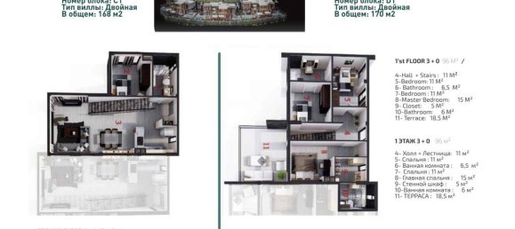 4 rooms Villa in Kargicak, Turkey No. 10158 20