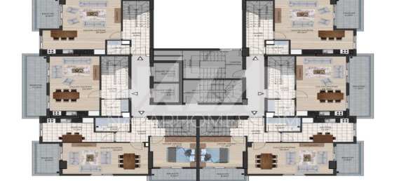 شقة 1+1 في Alanya, Turkey رقم 14454 10