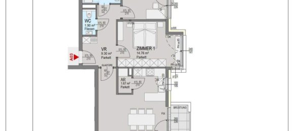 Apartamento de 3 habitaciónes en Graz, Austria No. 43619 2