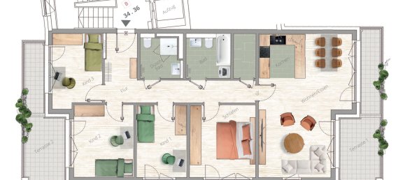 Apartamento de 5 habitaciónes en Dresden, Germany No. 58349 3