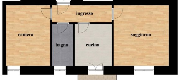 Apartamento de 2 habitaciónes en Rome, Italy No. 40817 14
