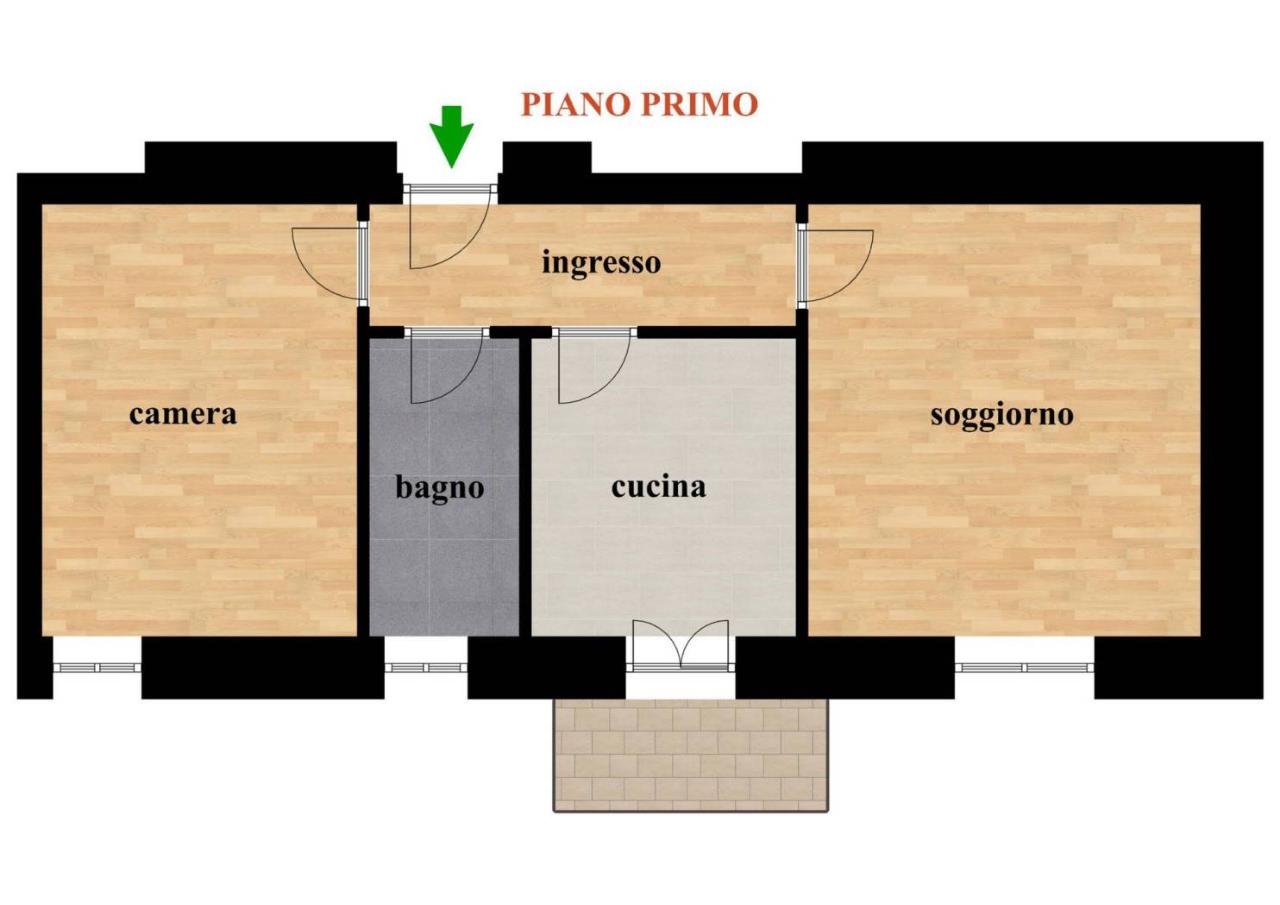 Apartamento de 2 habitaciónes en Rome, Italy No. 40817