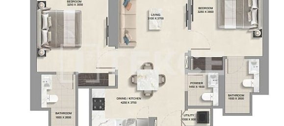 2 غرف نوم شقة في أم القيوين, UAE رقم 104923 21