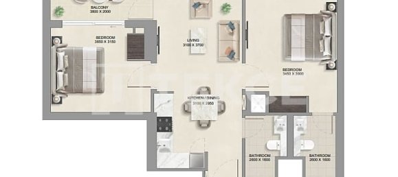 2 غرف نوم شقة في أم القيوين, UAE رقم 104923 23