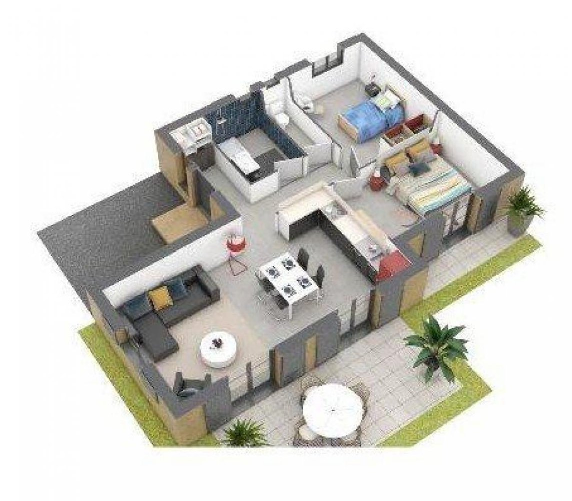 2 bedrooms Apartment in Calenzana, France No. 5341