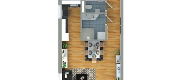 Квартира с 2 комнатами в Грац, Австрия № 243595 14