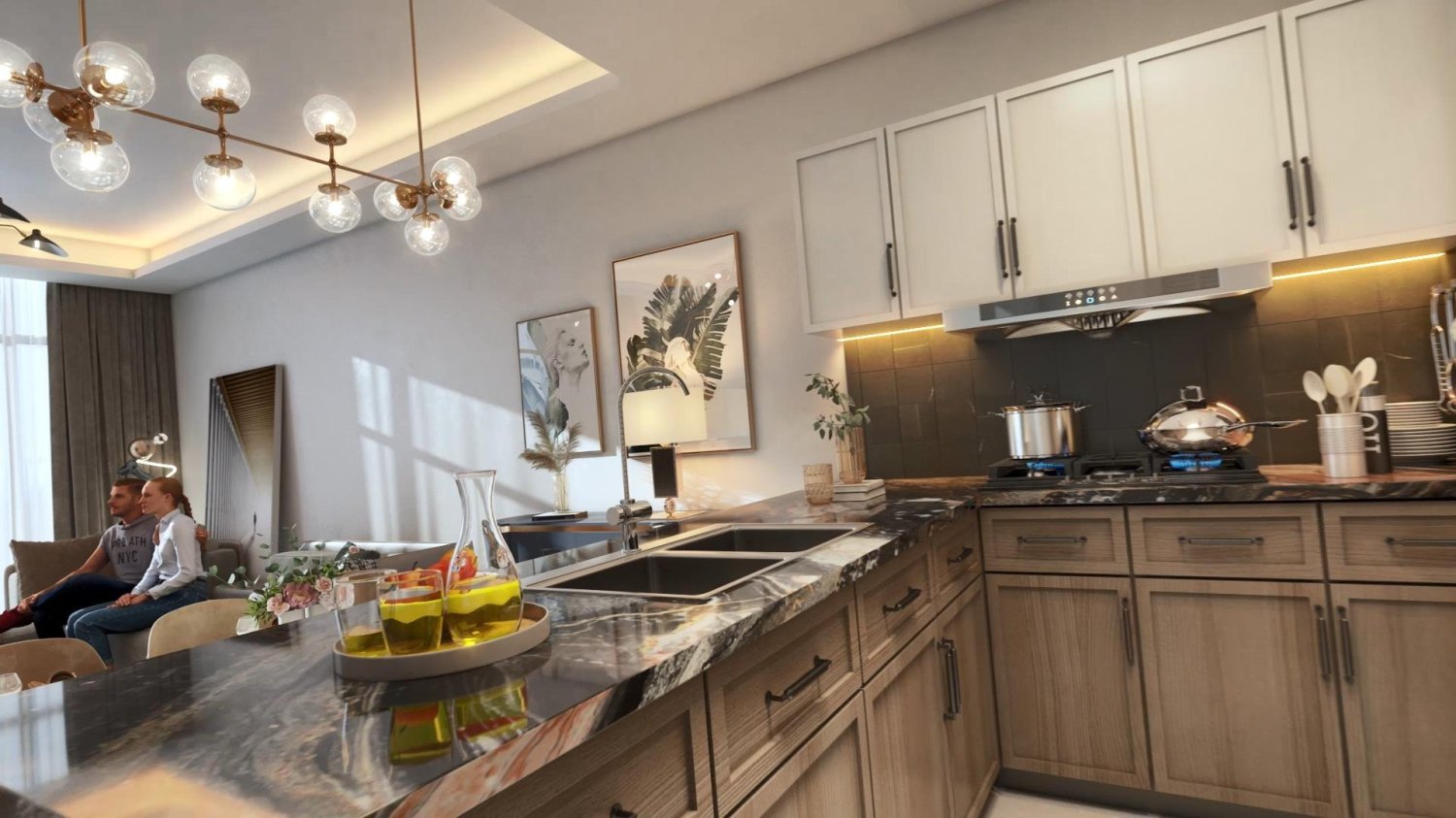 Квартира с 1 спальней в VISTA 3, Аль-Рим, ОАЭ № 61033