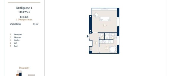 Studio à Rudolfsheim-Funfhaus, Austria No. 207408 11