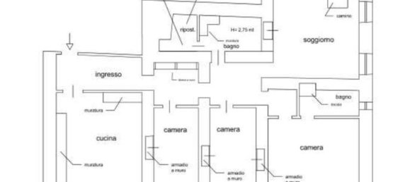 Apartamento de 7 habitaciónes en Cosenza, Italy No. 36176 21