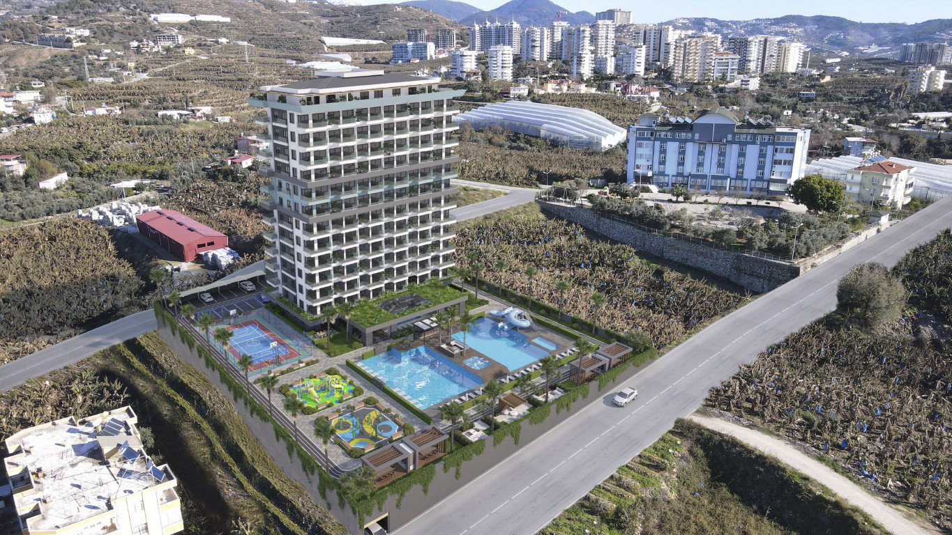 Appartement 1+1 à Alanya, Turkey No. 4399