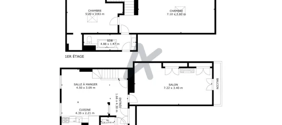 2 Schlafzimmer Doppelhaus in Lyon, France, Nr. 321700 2