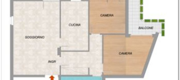 3-Zimmer Wohnung in Rome, Italy, Nr. 46804 21