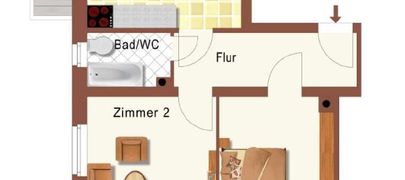 2 rooms Apartment in Dresden, Germany No. 87021 10