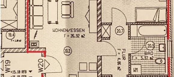 3-salle Appartement à Nordwestmecklenburg, Germany No. 186004 6