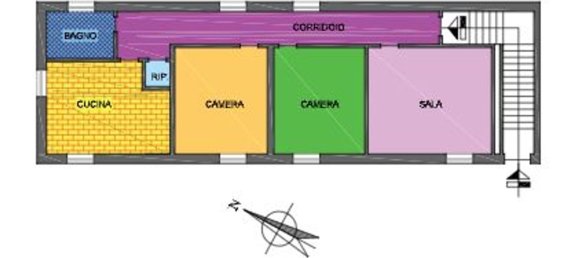 3 rooms Apartment in Campo Ligure, Italy No. 261376 17