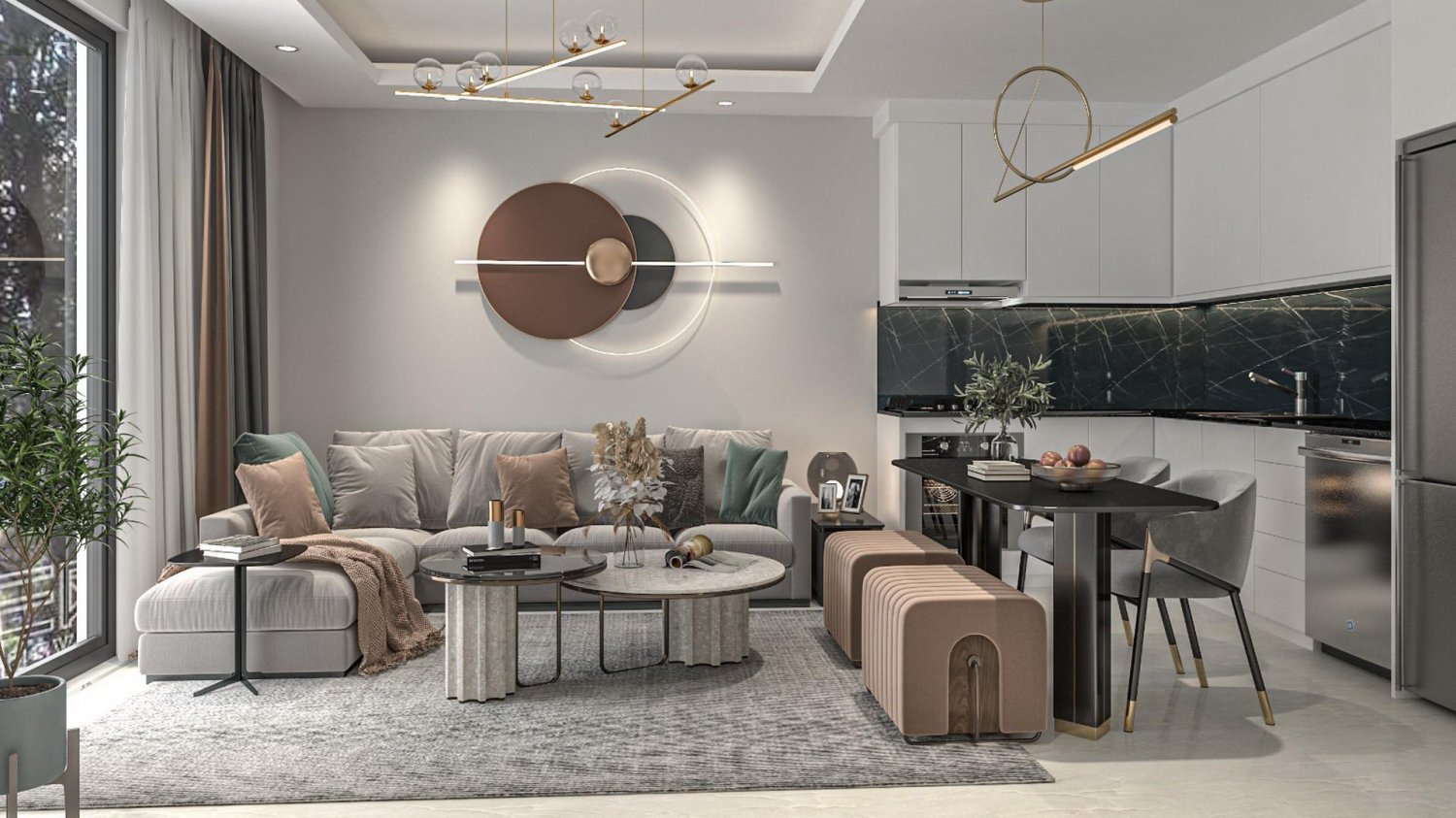 Wohnung 1+1 in Arel Residence, Avsallar, Turkey, Nr. 39400