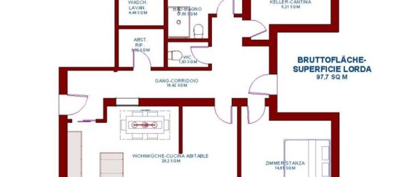 2 rooms Apartment in Trentino-Alto Adige, Italy No. 373267 2