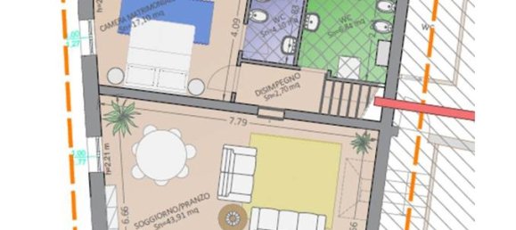 4-Zimmer Wohnung in Poggibonsi, Italy, Nr. 122778 17