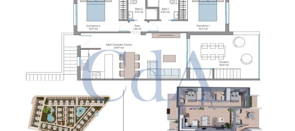 2 Schlafzimmer Bungalow in Torrevieja, Spain, Nr. 5515 16