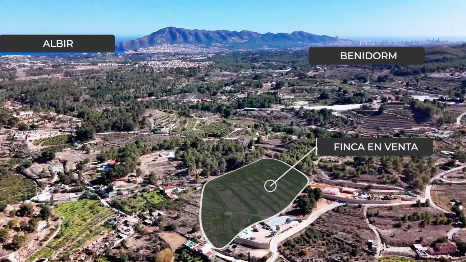  قطعة أرض في La Nucia, Spain 16000متر مربع رقم 42073