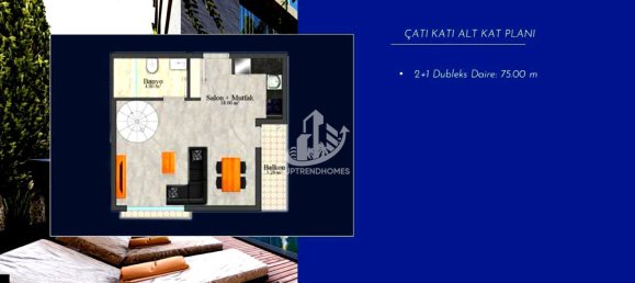 Apartment 1+1 in Alanya, Turkey No. 10733 9