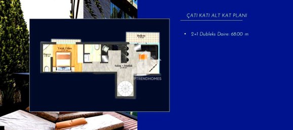 Apartment 1+1 in Alanya, Turkey No. 10733 10