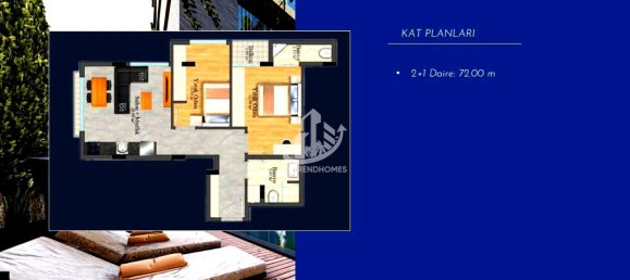 Apartment 1+1 in Alanya, Turkey No. 10733 12