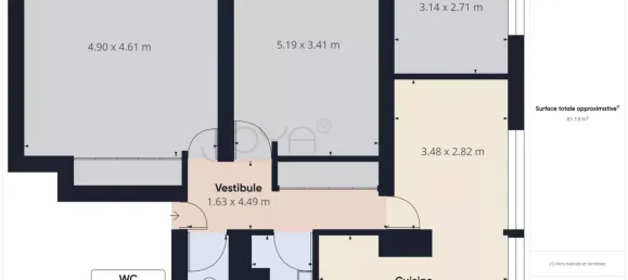 Apartamento de 4 habitaciónes en Romilly-sur-Seine, France No. 47275 3