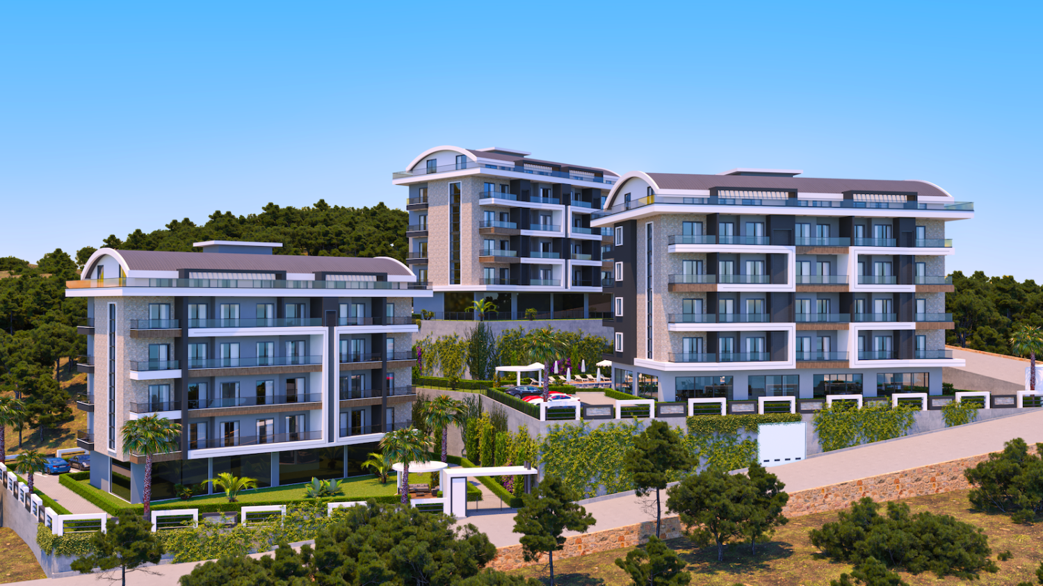 Appartement 3+1 à Alanya, Turkey No. 25207